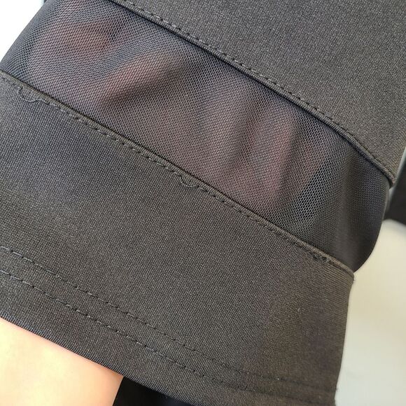 Charlotte Russe Black Long Sleeve Bodycon Sheer Cutout Mini Dress M - Picture 14 of 16